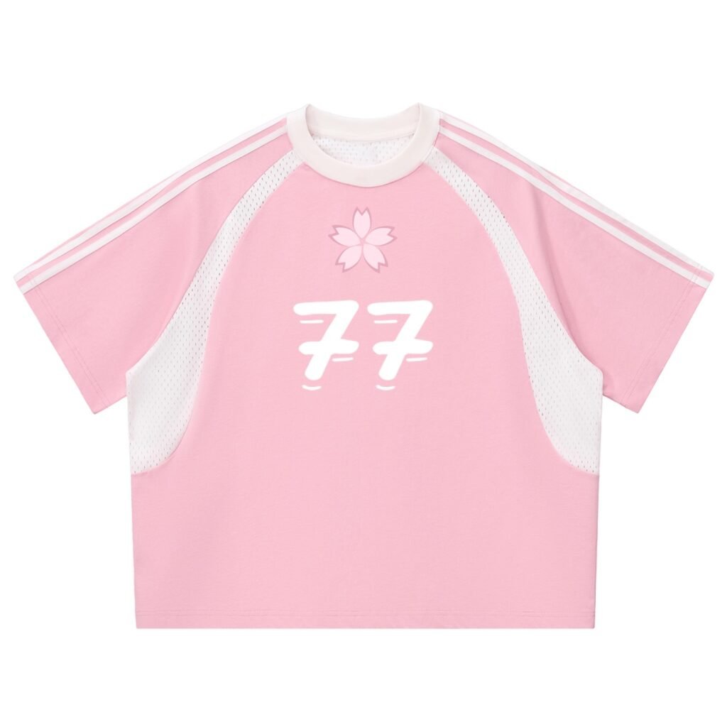 District Urbain – T-shirt Maille Contrastée - Japan 77