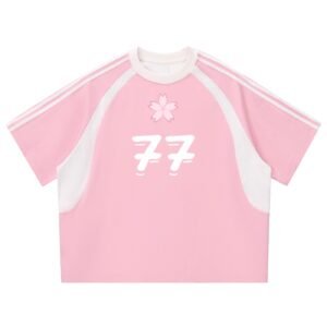 District Urbain – T-shirt Maille Contrastée – Japan 77